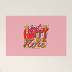 Happy To Be Here Welcome Mat Gallery Image 1