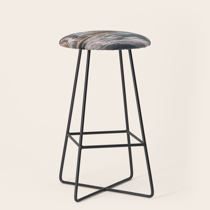 Stokksnes Icelandic Mountain Beach Sunset - Landscape Photography Stool Gallery Image 1
