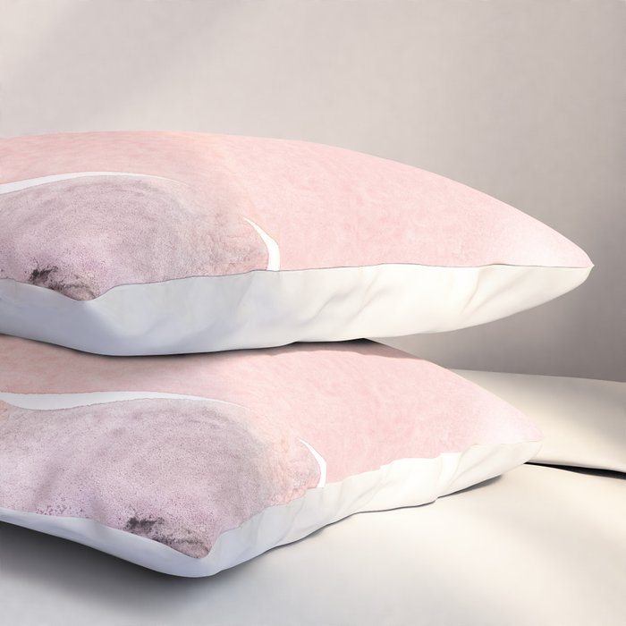 blush & mauve Pillow Sham Gallery Image 3