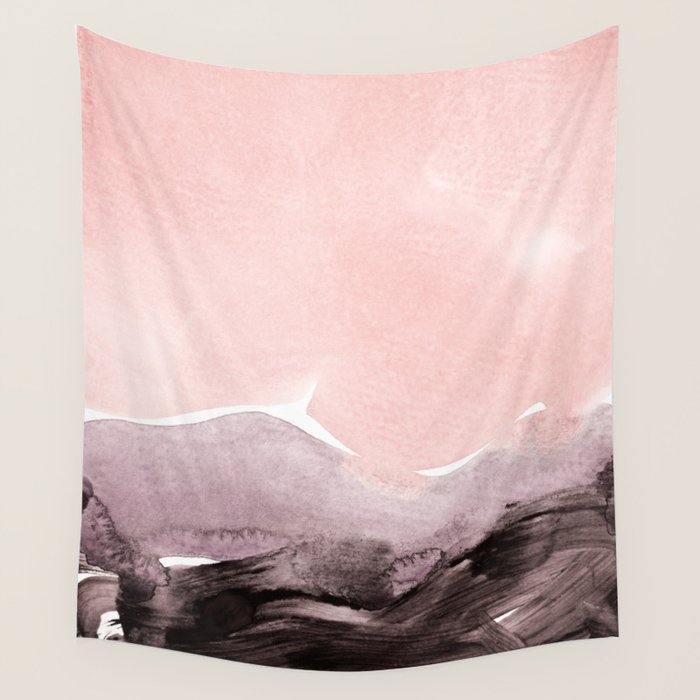 blush & mauve Wall Tapestry Gallery Image 4