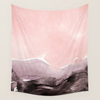 blush & mauve Wall Tapestry Gallery Image 4