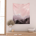 blush & mauve Wall Tapestry Gallery Image 2