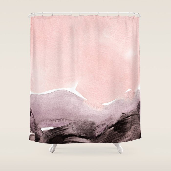 blush & mauve Shower Curtain Gallery Image 1