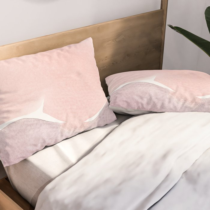 blush & mauve Pillow Sham Gallery Image 2