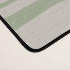 Sage Green Mid Century Modern Piquet Geometric Multi Pattern on Muted Beige Desk Mat Gallery Image 4