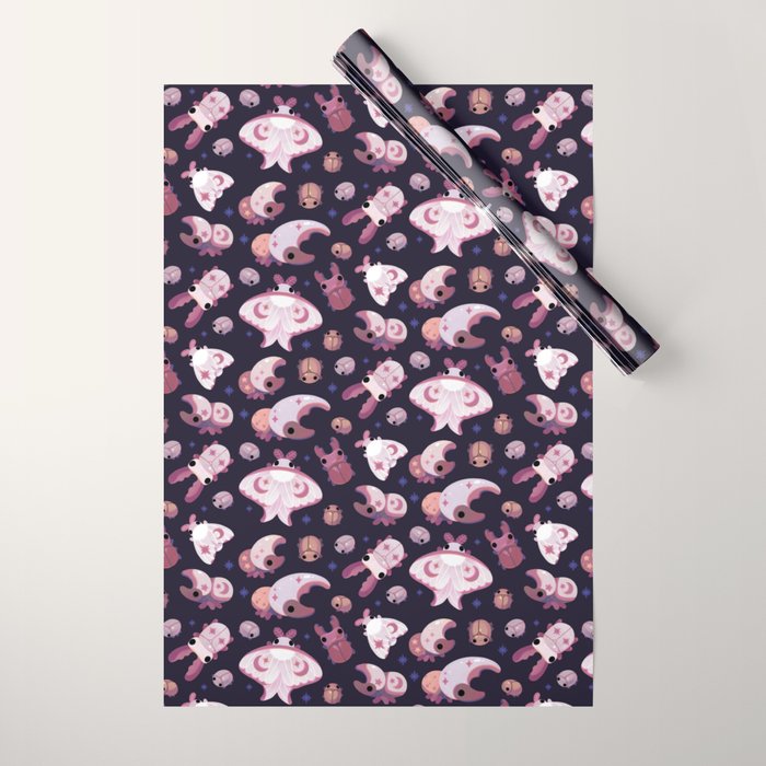 Twinkle twinkle little bugs - dark Wrapping Paper Gallery Image 1