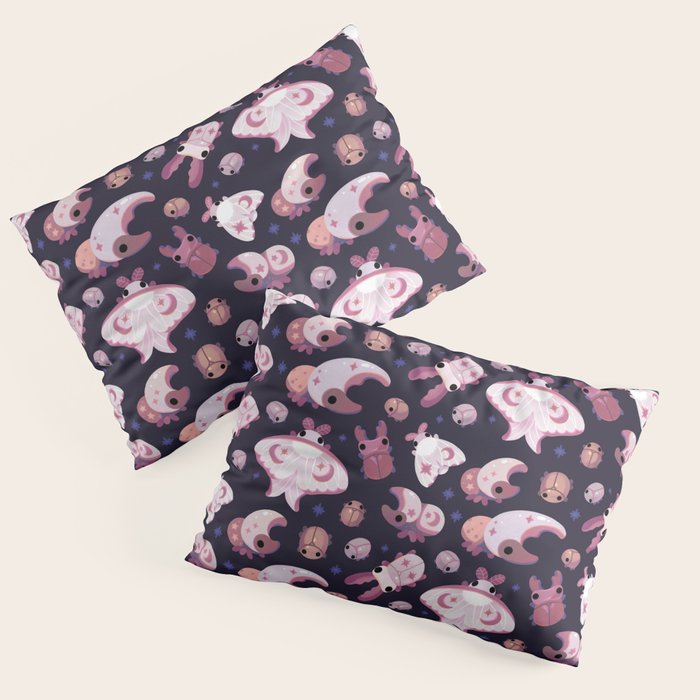 Twinkle twinkle little bugs - dark Pillow Sham Gallery Image 3
