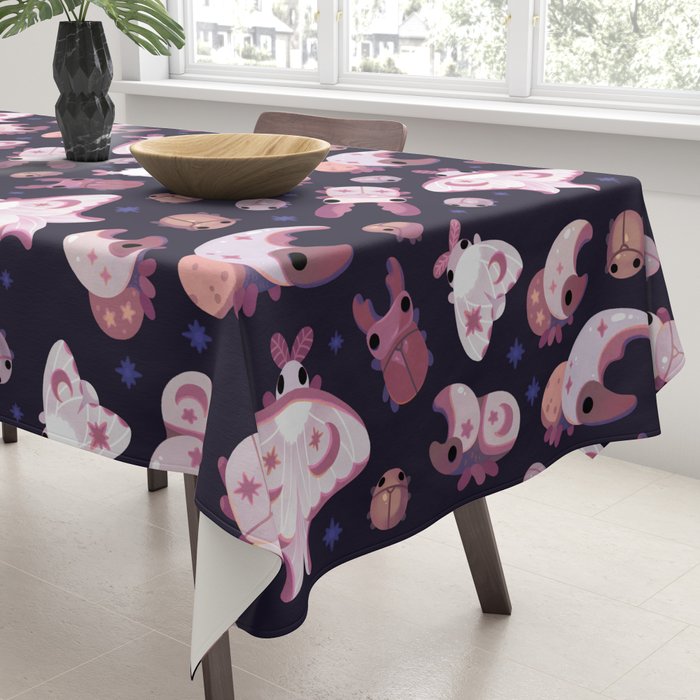 Twinkle twinkle little bugs - dark Tablecloth Gallery Image 3