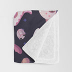 Twinkle twinkle little bugs - dark Throw Blanket Gallery Image 3