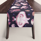Twinkle twinkle little bugs - dark Table Runner Gallery Image 1
