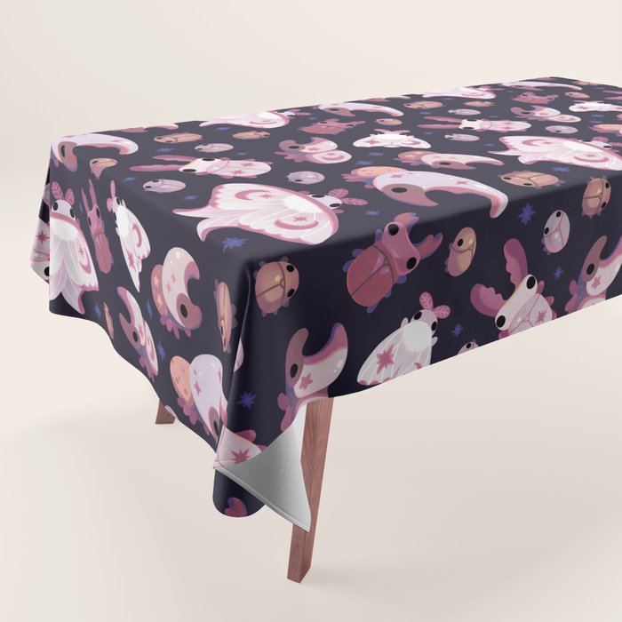 Twinkle twinkle little bugs - dark Tablecloth Gallery Image 1