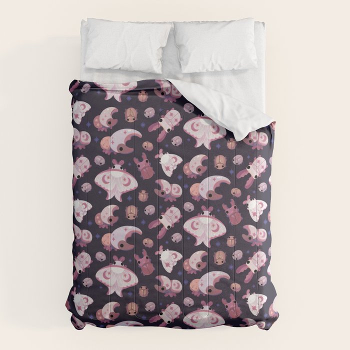 Twinkle twinkle little bugs - dark Comforter Gallery Image 6