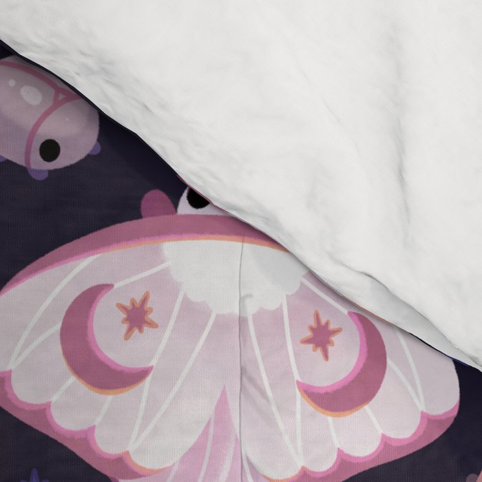 Twinkle twinkle little bugs - dark Comforter Gallery Image 4