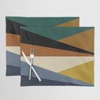 Geometric Triangles V Bold Vintage Placemat Gallery Image 1