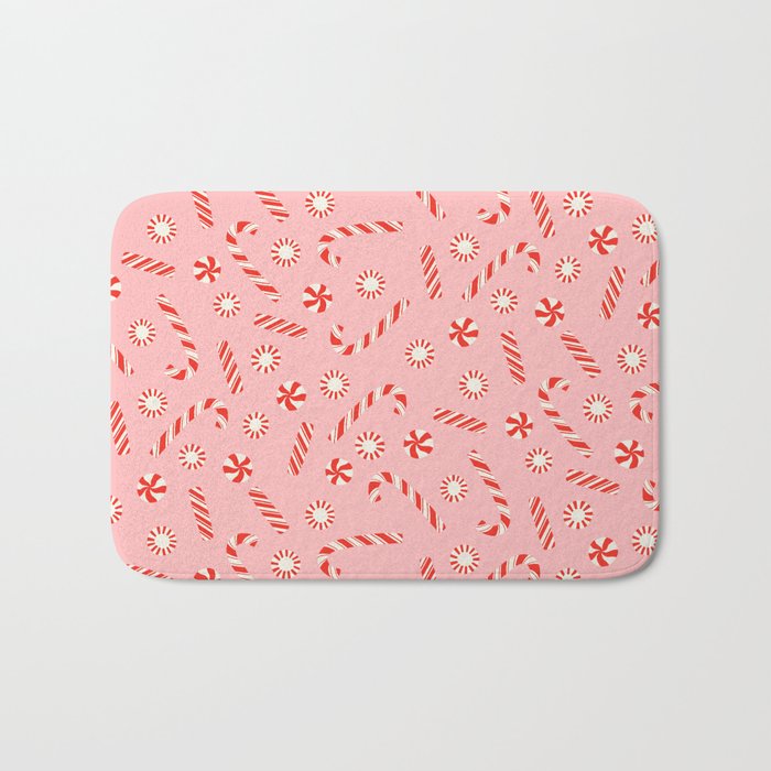 A Peppermint Christmas Bath Mat Gallery Image 1