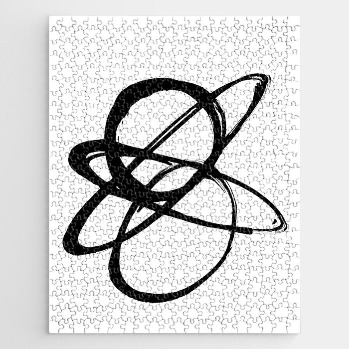 Astral Orbit White Background Jigsaw Puzzle Gallery Image 1