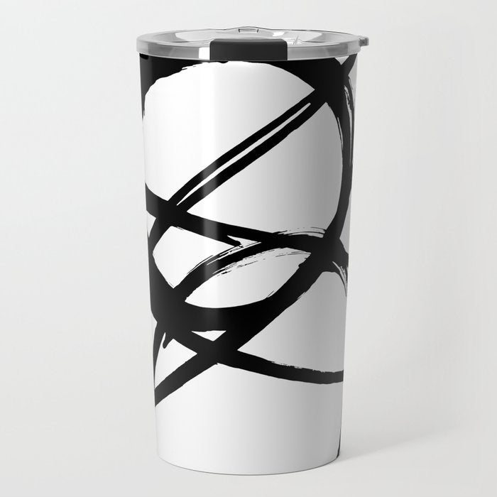 Astral Orbit White Background Travel Mug Gallery Image 1