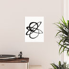 Astral Orbit White Background Poster Gallery Image 2
