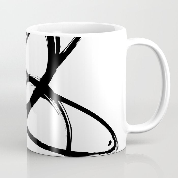 Astral Orbit White Background Coffee Mug Gallery Image 1