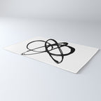 Astral Orbit White Background Rug Gallery Image 3