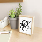 Astral Orbit White Background Mini Art Print Gallery Image 2