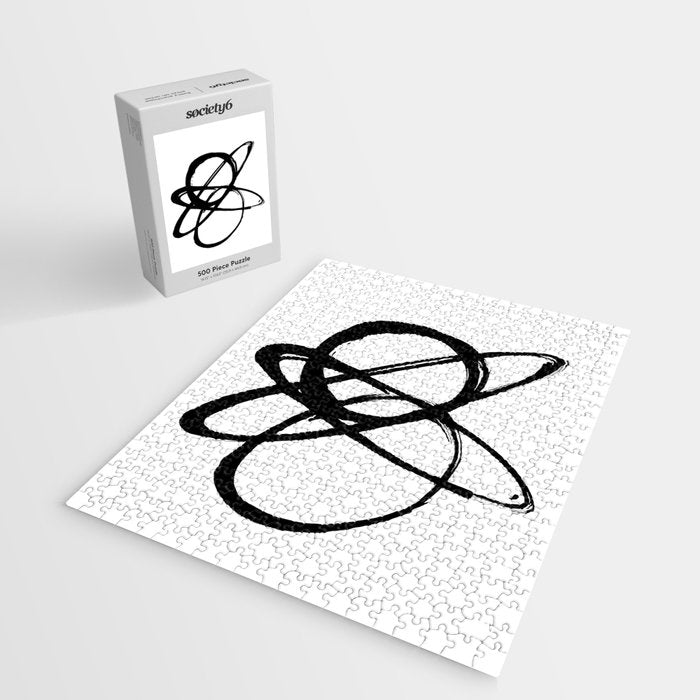 Astral Orbit White Background Jigsaw Puzzle Gallery Image 2