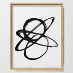 Astral Orbit White Background Serving Tray Gallery Image 1