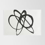 Astral Orbit White Background Rug Gallery Image 2