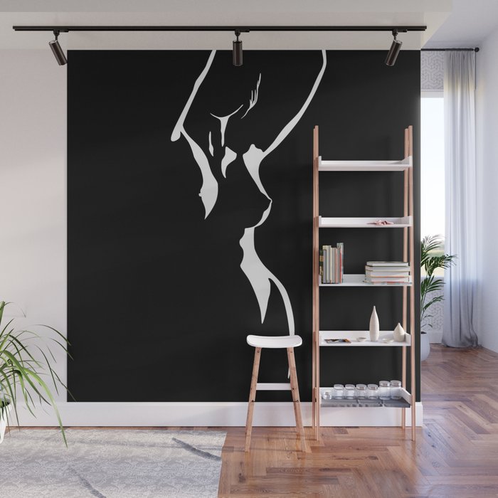 Nude Shadow Wall Mural Gallery Image 1