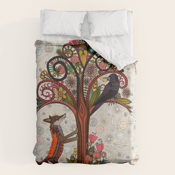 fox and crow Duvet Cover Gallery Image 6