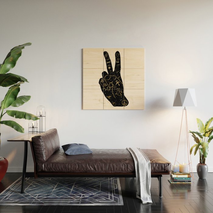 Peace Wood Wall Art Gallery Image 2