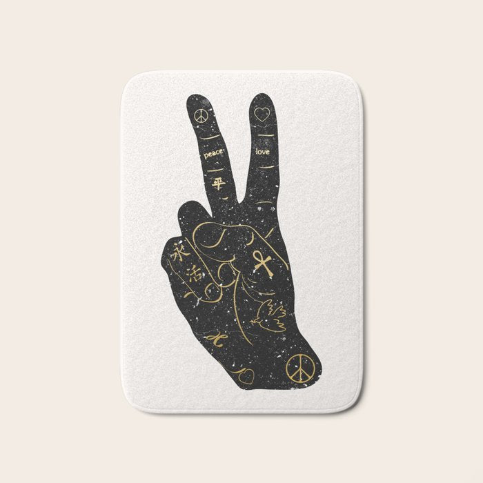 Peace Bath Mat Gallery Image 1