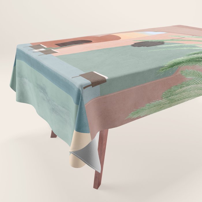 Moroccan Pool Tablecloth Gallery Image 1