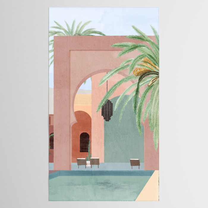 Moroccan Pool Tablecloth Gallery Image 2