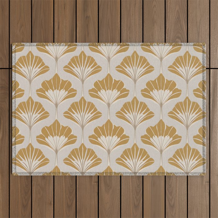 Golden Age Leaves Outdoor Rug Gallery Image 1
