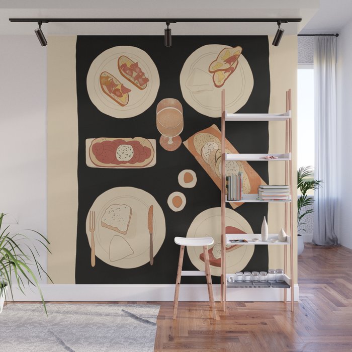 Breakfast 3 Wall Mural Gallery Image 1
