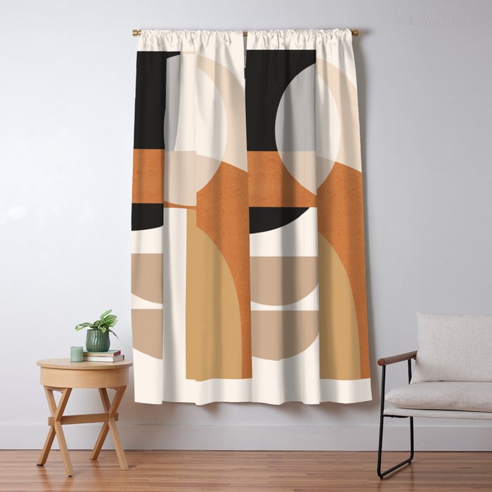 Modern Abstract Art 43 Window Curtain Gallery Image 5