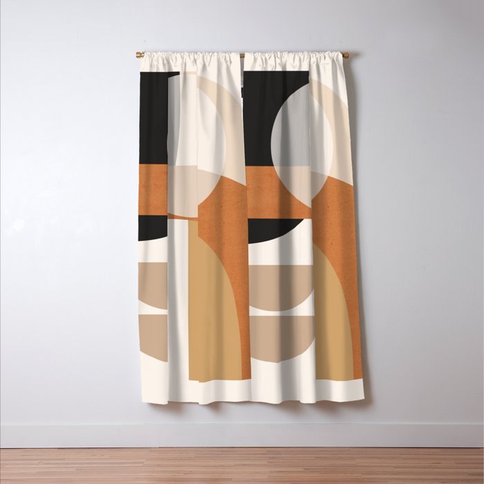 Modern Abstract Art 43 Window Curtain Gallery Image 3
