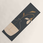 Minimal Abstract Art Vase Flower 3 Yoga Mat Gallery Image 1