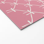 Bows & Ribbons Pattern LI 90s Bubblegum Pink Welcome Mat Gallery Image 2