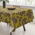 Vintage Floral Splash Pattern Tablecloth Gallery Image 3