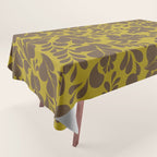 Vintage Floral Splash Pattern Tablecloth Gallery Image 1