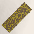 Vintage Floral Splash Pattern Yoga Mat Gallery Image 1