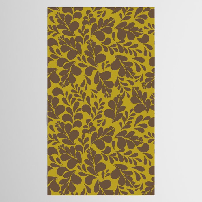 Vintage Floral Splash Pattern Tablecloth Gallery Image 2