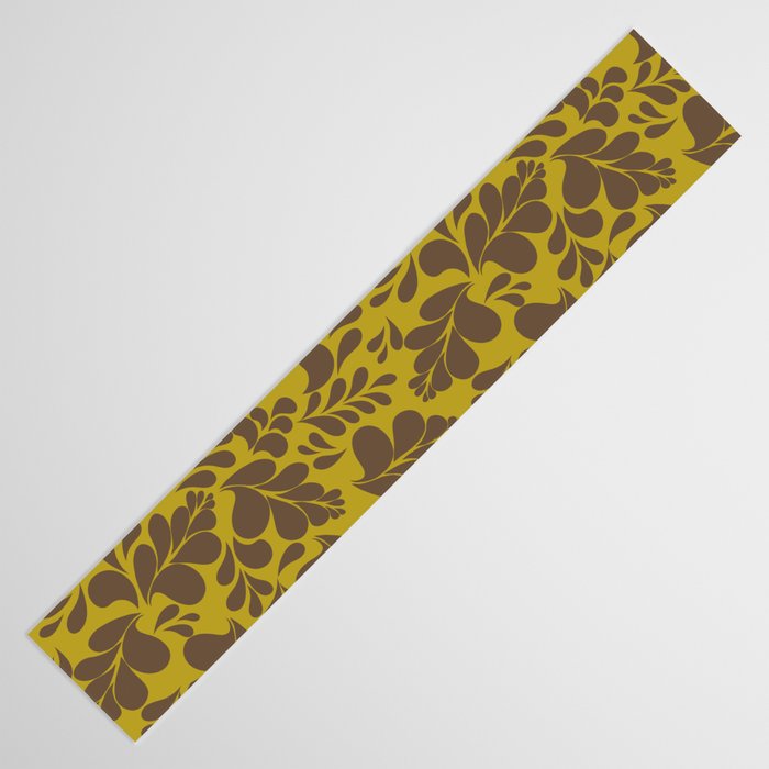Vintage Floral Splash Pattern Table Runner Gallery Image 3