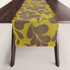 Vintage Floral Splash Pattern Table Runner Gallery Image 1