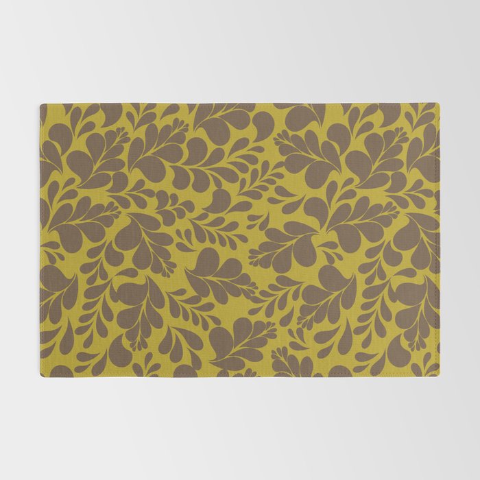 Vintage Floral Splash Pattern Rug Gallery Image 2