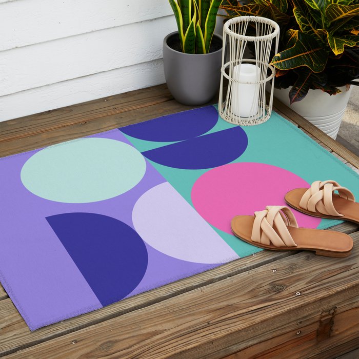 Future Retro 01A Outdoor Rug Gallery Image 2