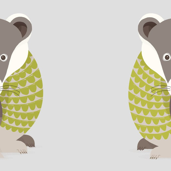 Whimsical Badger Coffee Mug Gallery Image 2