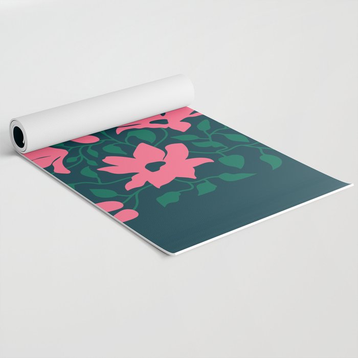 Flowers & Branches: Night Edition Yoga Mat Gallery Image 2